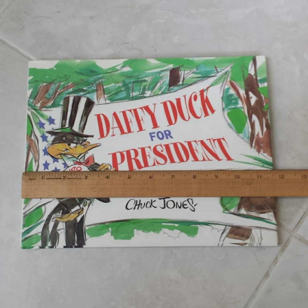 Daffy Duck for President Hardback Book